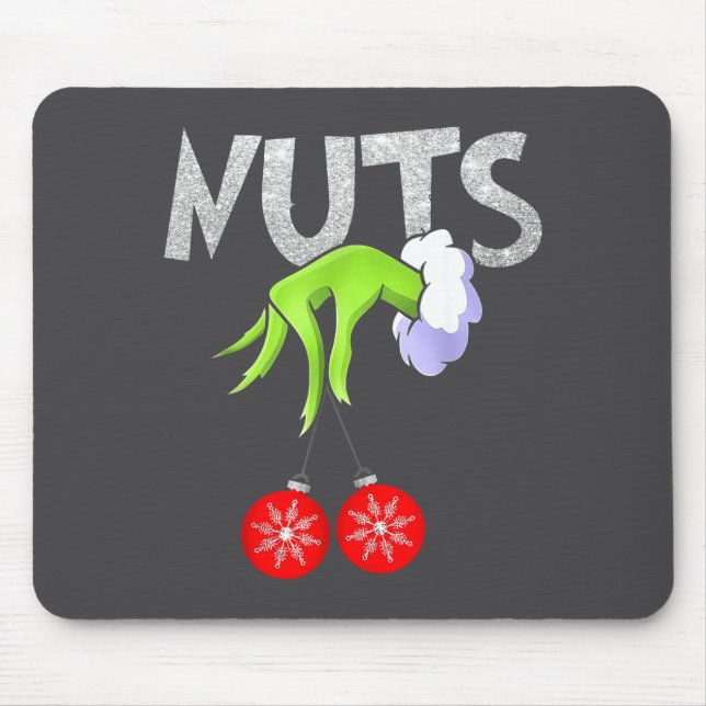 Tapis De Souris Chest Nuts Matching Chestnuts Christmas Snow Coupl (Devant)
