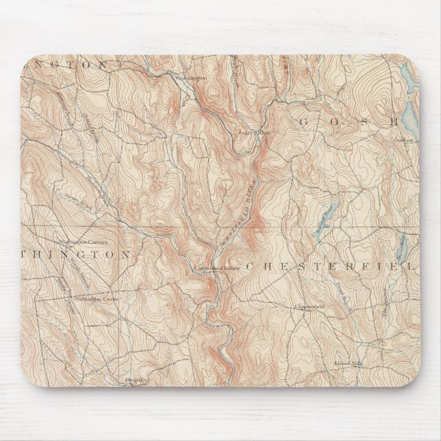 Tapis De Souris Chesterfield, Massachusetts (Devant)