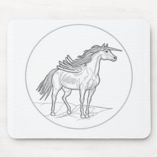 Tapis De Souris Cheval ailé 🐴 