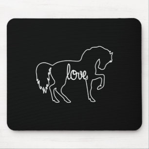 Tapis De Souris Cheval Amour Équitation équitation équitation Cade