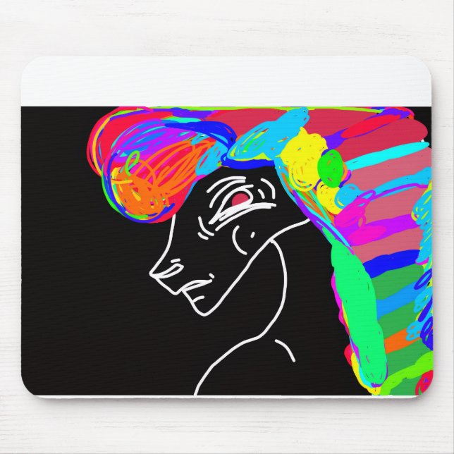Tapis De Souris Cheval Arc-en-ciel (Devant)