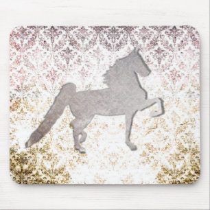 Tapis De Souris Cheval assez pourpre Mousepad de Saddlebred
