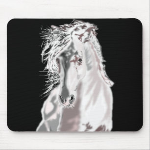 Tapis De Souris Cheval blanc