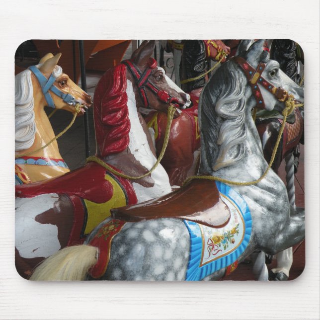 Tapis de souris Cheval de carrousel (Devant)