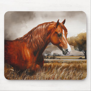 Tapis De Souris Cheval de châtaignes Morgan