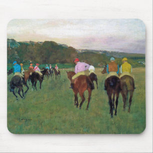 Tapis De Souris Cheval de course Longchamp, Edgar Degas