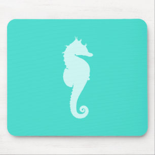 Tapis De Souris Cheval de mer Turquoise