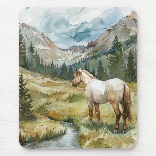 Tapis De Souris Cheval de montagne (Devant)