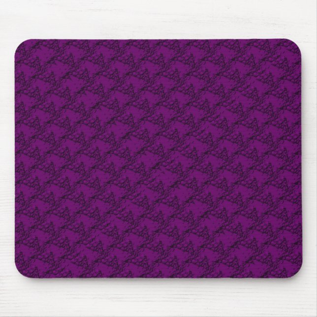 Tapis De Souris Cheval en rouge violet artdeco (Devant)