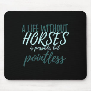 Tapis De Souris Cheval équitation filles femmes équestre cheval