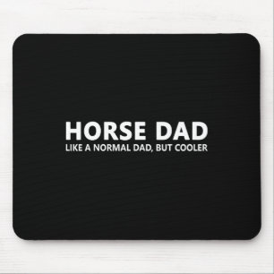 Tapis De Souris Cheval équitation Père Cheval Papa