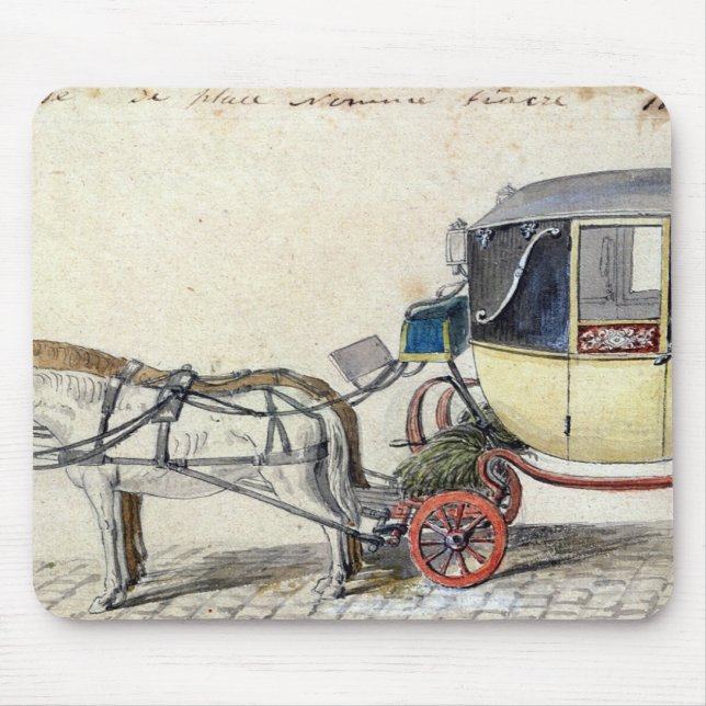 Tapis De Souris Cheval et chariot, 1825 (Devant)