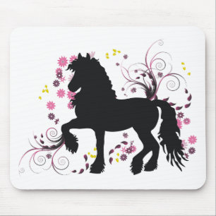 Tapis De Souris Cheval frison