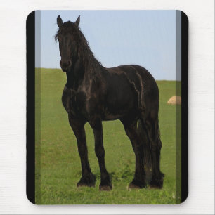 Tapis De Souris Cheval frison Mousepad #9