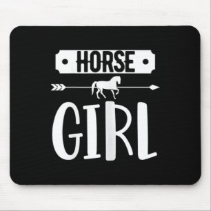Tapis De Souris Cheval Girl Equestre Cowgirl équitation