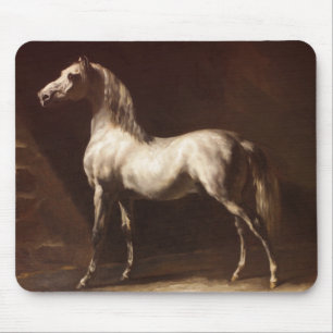 Tapis De Souris Cheval gris pomme (par Théodore Géricault)