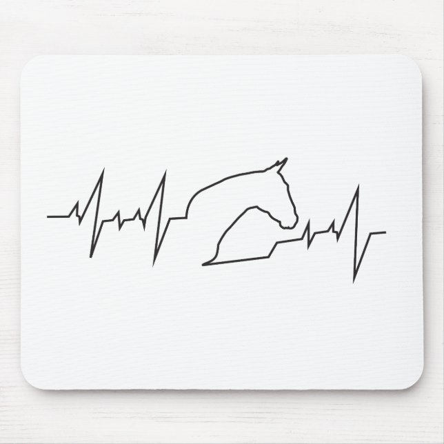 Tapis De Souris Cheval Heartbeat (Devant)