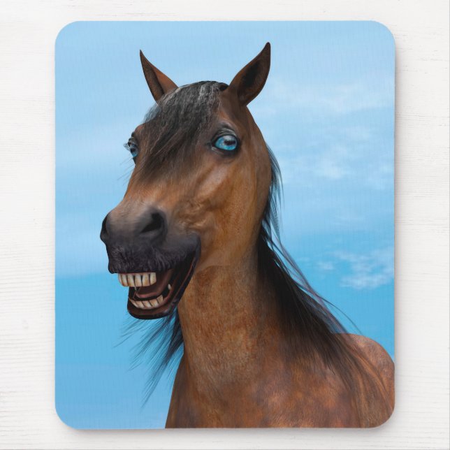 Tapis De Souris Cheval heureux (Devant)