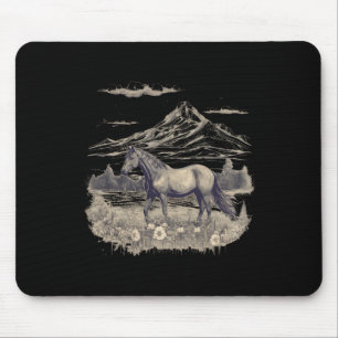 Tapis De Souris Cheval Lover Cadeaux Femmes Ados Filles Cheval Sau