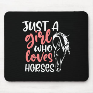 Tapis De Souris Cheval Lover Equestre Équitation équitation Girls