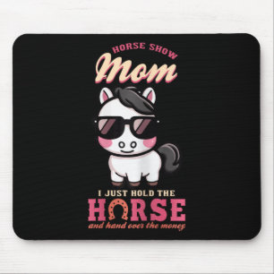 Tapis De Souris Cheval Montre Maman Je Tiens Le Cheval Et La Main