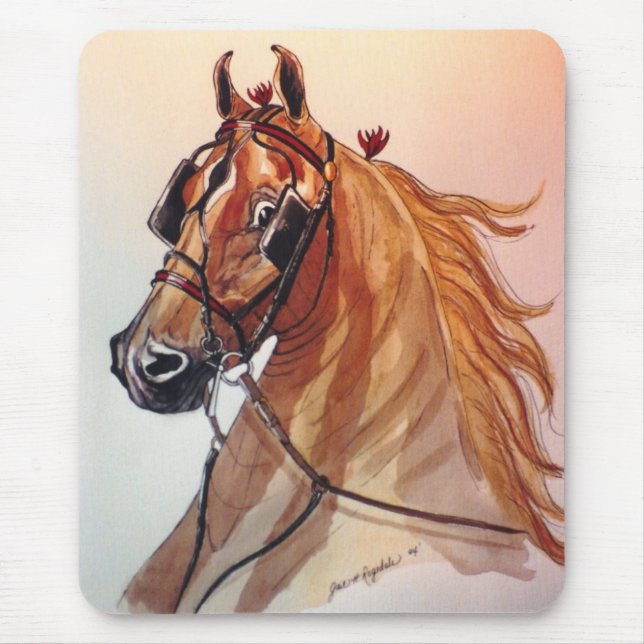 Tapis De Souris Cheval Mousepad de Saddlebred (Devant)