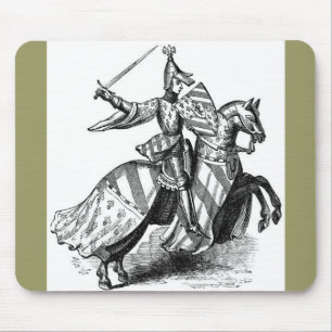 Tapis De Souris Chevalier à cheval