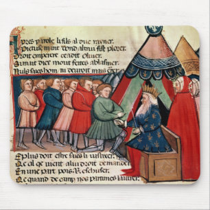 Tapis De Souris Chevaliers mettant en gage leur allégeance