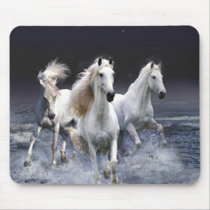 Tapis De Souris Chevaux à lancer l'oreiller