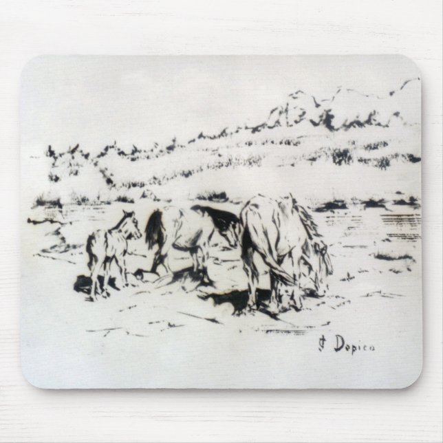 Tapis De Souris Chevaux/Chevaux/Cheval (Devant)