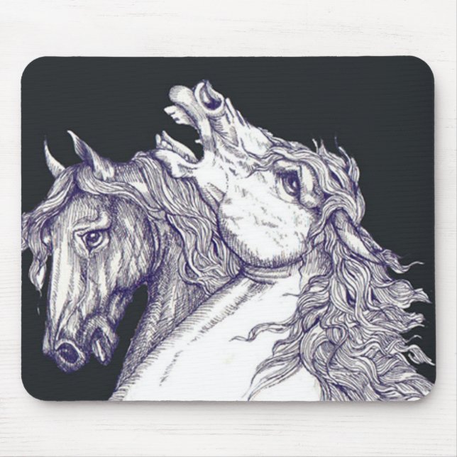 Tapis De Souris Chevaux classiques (Devant)