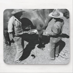 Tapis De Souris Chevaux de marquage à chaud avec la marque de