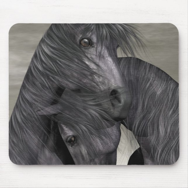Tapis De Souris Chevaux de protection à tout prix - (Devant)