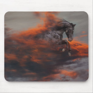 Tapis De Souris Chevaux d'imaginaire : Nuages