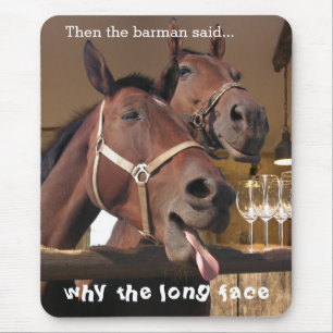 Tapis De Souris Chevaux drôles