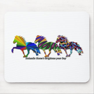 Tapis De Souris Chevaux islandais sauvages