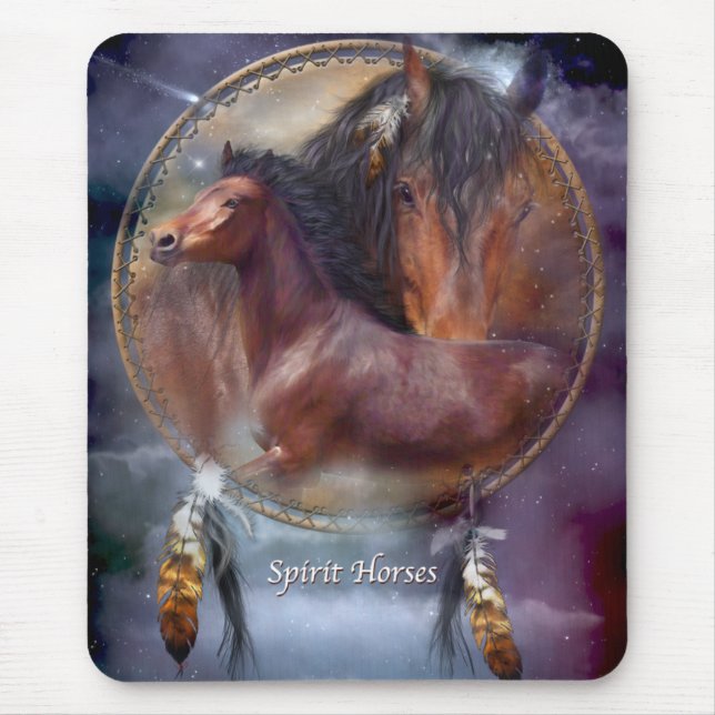 Tapis De Souris Chevaux Mousepad d'esprit (Devant)