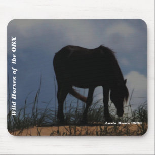 Tapis De Souris Chevaux sauvages de l'OBX Mousepad