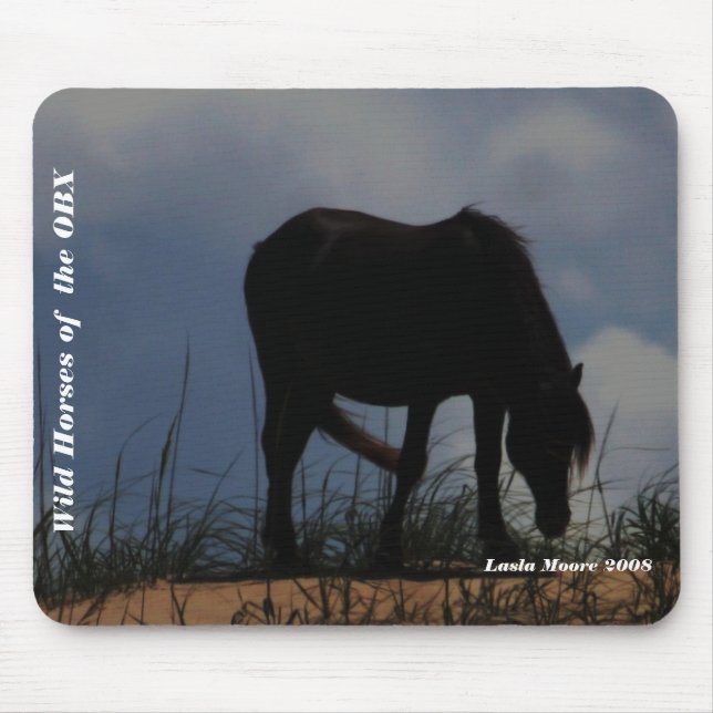 Tapis De Souris Chevaux sauvages de l'OBX Mousepad (Devant)