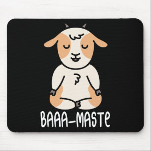 Tapis De Souris Chèvre de yoga posture de lotus yogi femmes médita