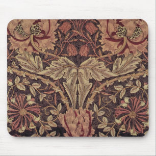 Tapis De Souris Chèvrefeuille par William Morris, Art de fleurs de