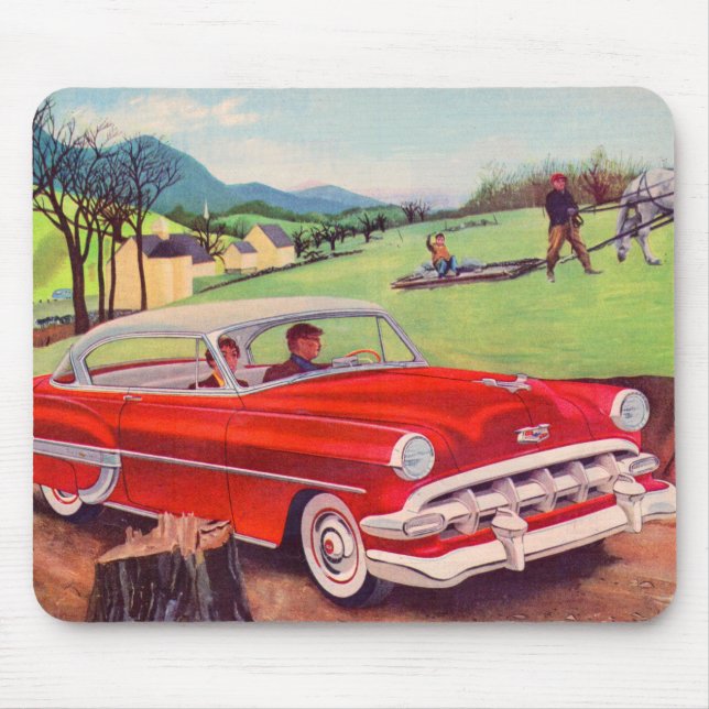 Tapis De Souris Chevrolet Bel Air 1954 (Devant)