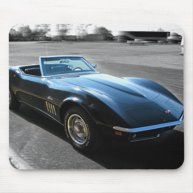 Tapis De Souris Chevrolet Corvette 1969 Stingray Mousepad (Devant)