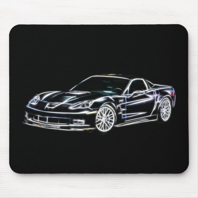 Tapis De Souris Chevrolet Corvette Mousepad (Devant)