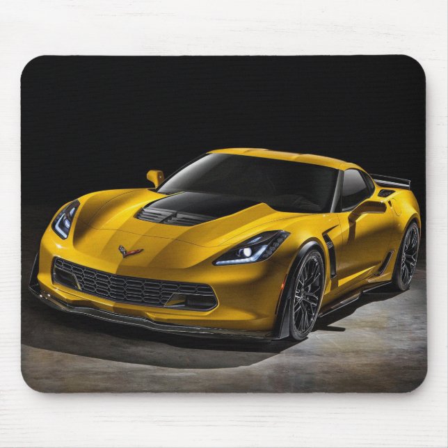 Tapis De Souris Chevrolet Corvette Z06 Mousepad (Devant)