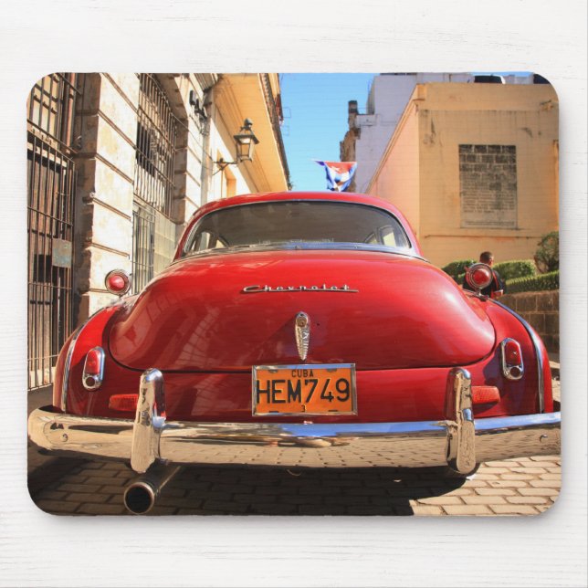 Tapis De Souris Chevrolet rouge (Devant)