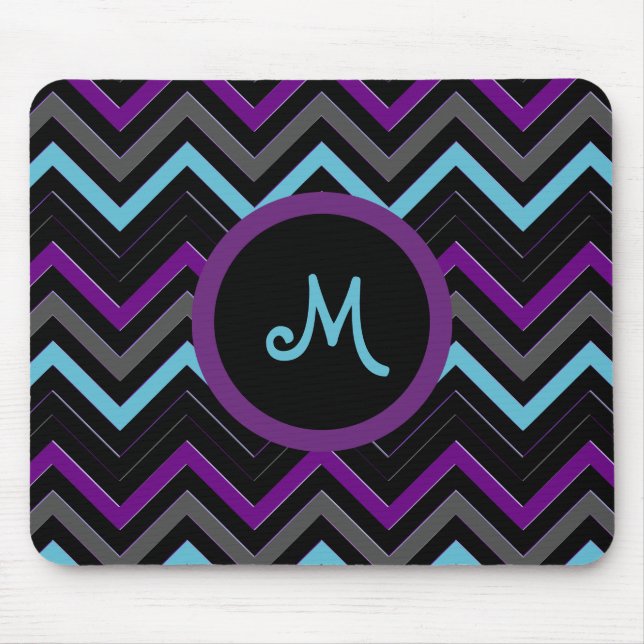 Tapis De Souris Chevron Bold Wave Mountain Top Pad (Devant)