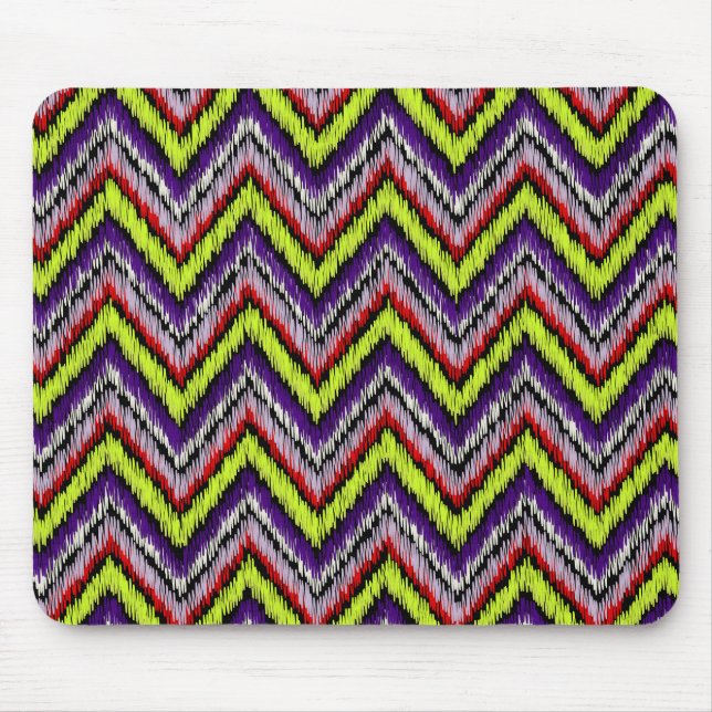 Tapis De Souris chevron de PixDezines ikat/arrière - plan DO-IT-YO (Devant)