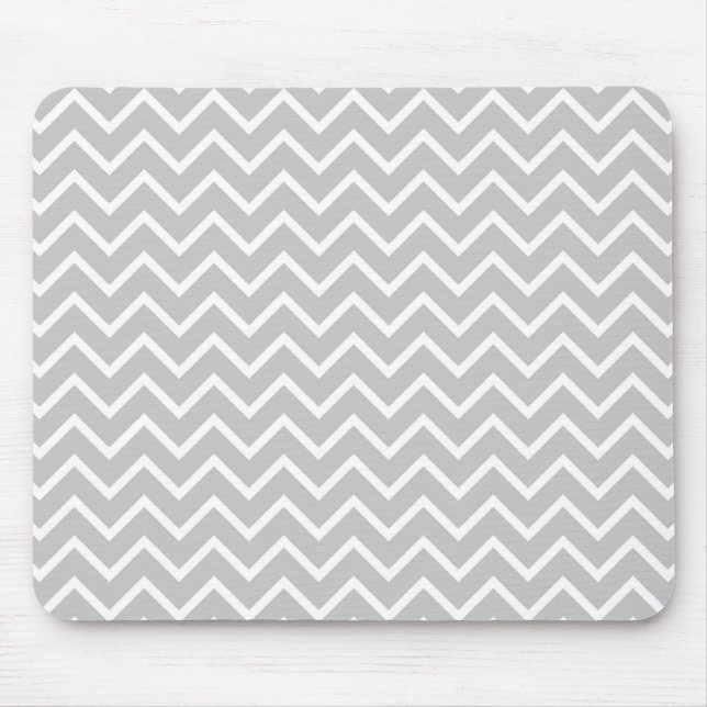 Tapis De Souris Chevron Mousepad - gris (Devant)