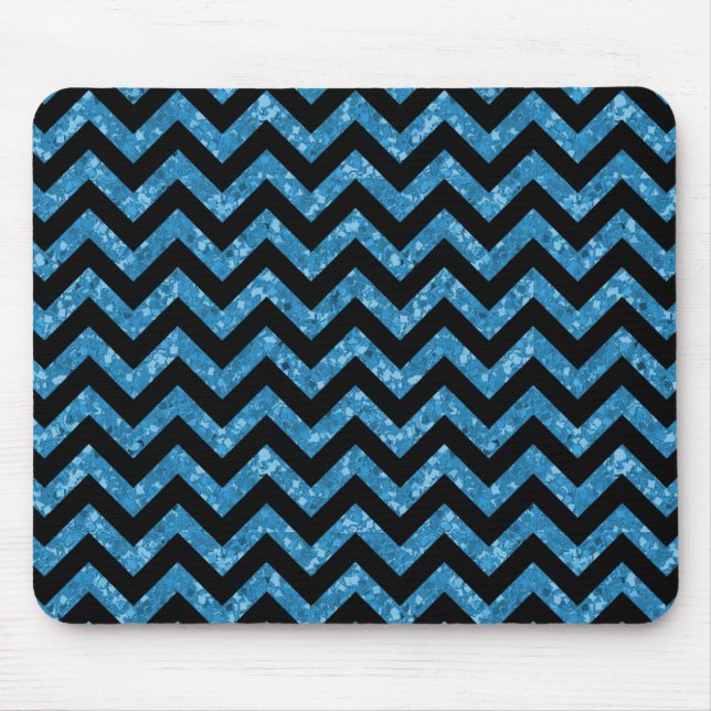 Tapis De Souris Chevron Parties scintillant Look Mousepad (Devant)